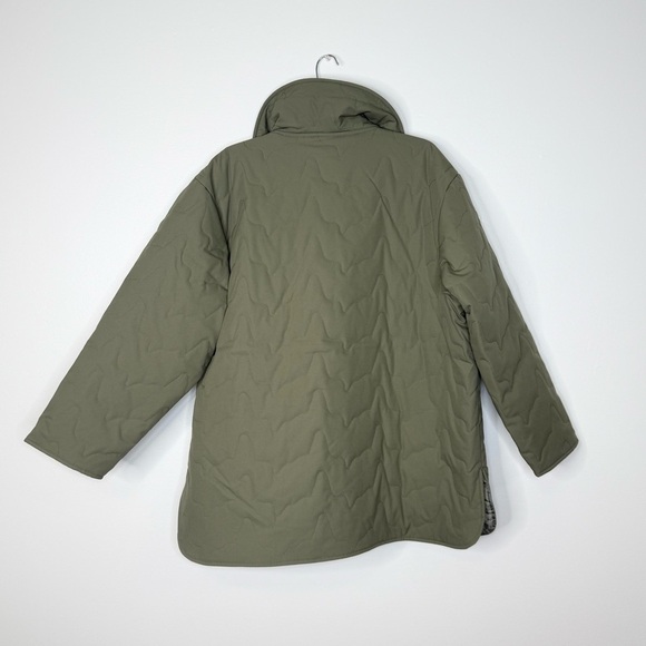 NWT BASS OUTDOOR Women's Quilted Long-Sleeve Jacket Green Large - Picture 7 of 7